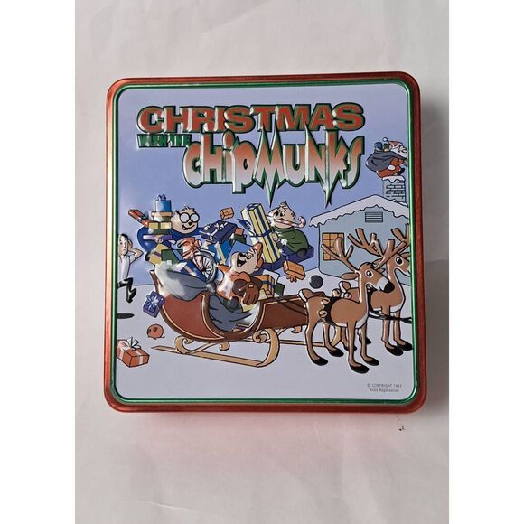 Christmas with the Chipmunks 2 CD Tin Set 2007PreOwned in Good Condition - Picture 1 of 4
